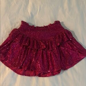 Sparkling Pink Sequin Skirt